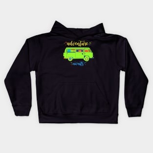 adventure awaits Kids Hoodie